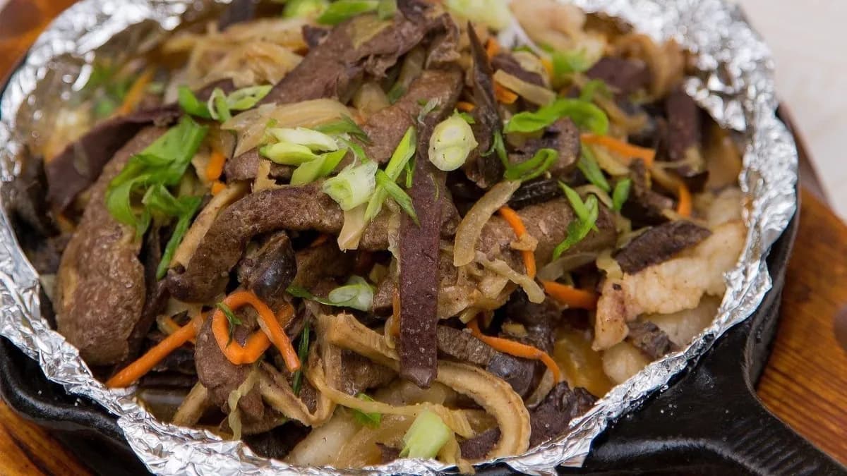 Fried internal organs