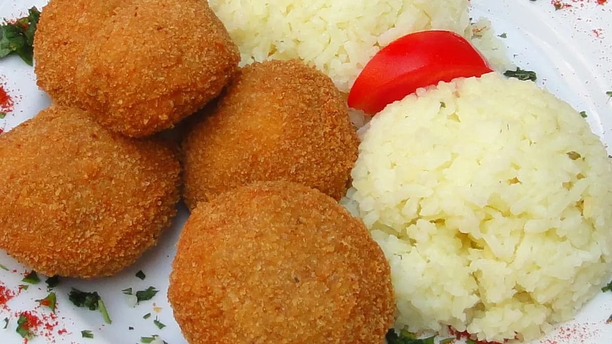 Csirkemájjal töltött gomba, jázmin rizzsel (XXL)