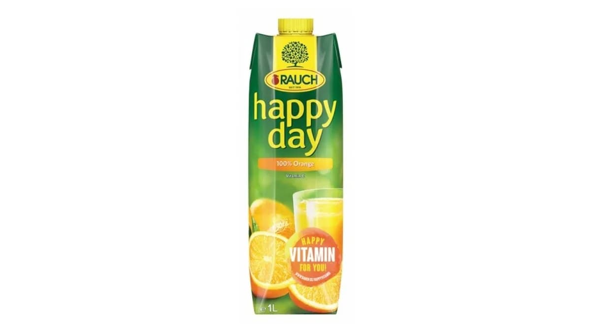 Happy Day narancs 100% 1l