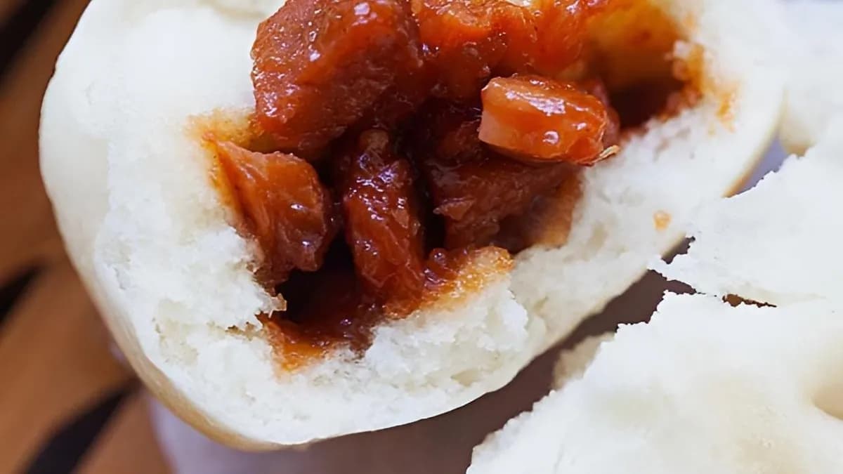 BBQ-s húsos gombóc