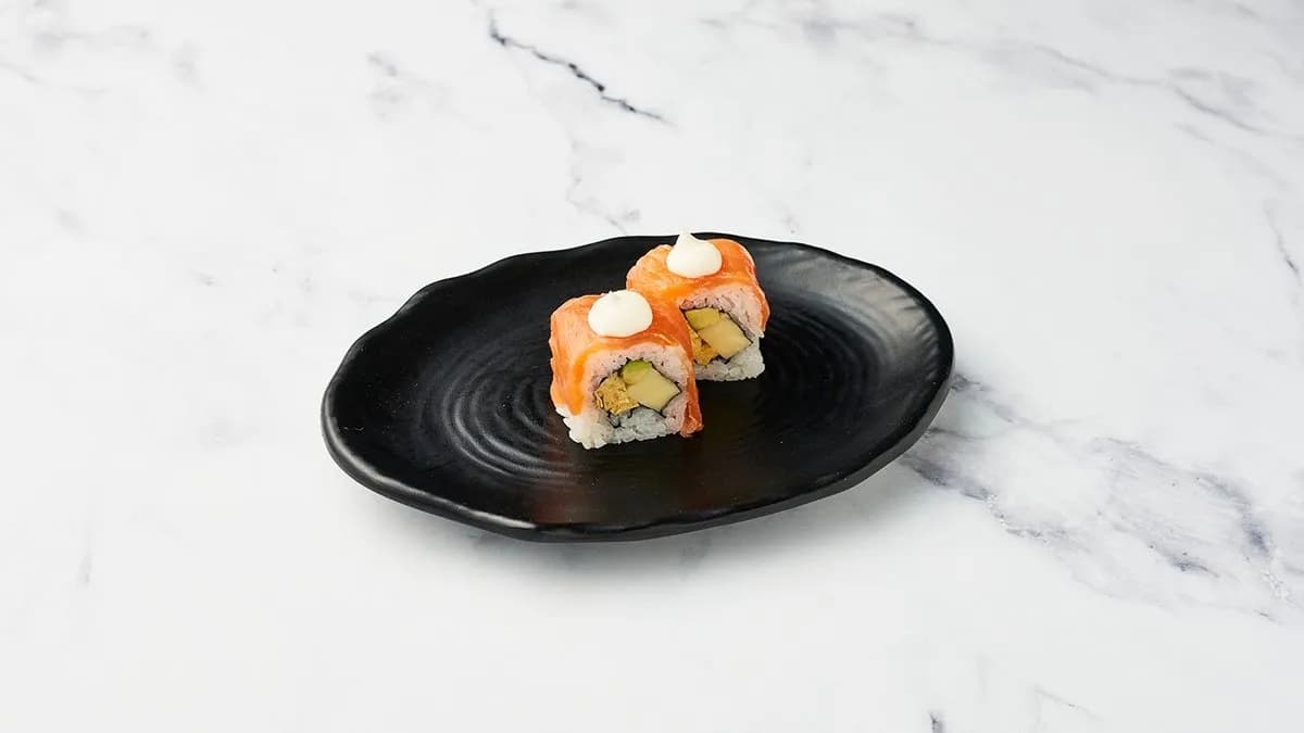 Lazac-sajtos maki 2 db