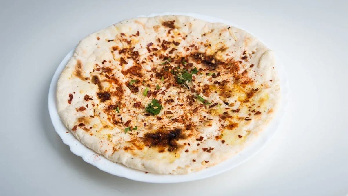 Chilis-Fokhagymás Naan