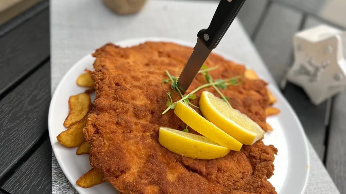 Óriási bécsi szelet sertésszűzből