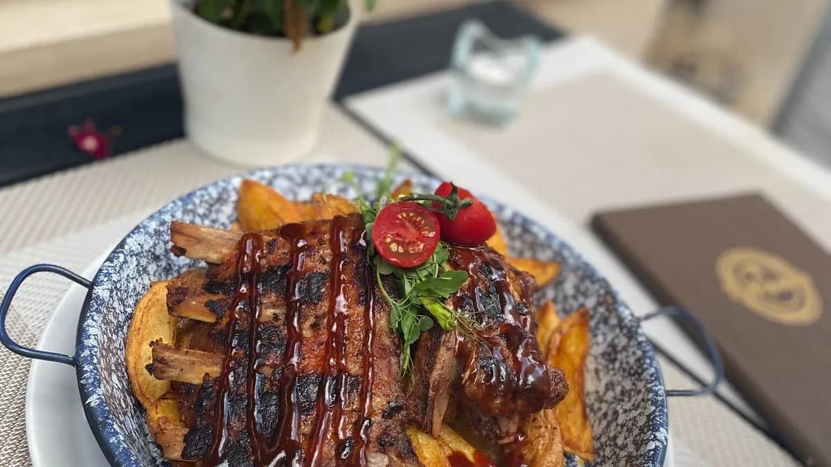 Sertés “ loin ribs “ BBQ oldalas