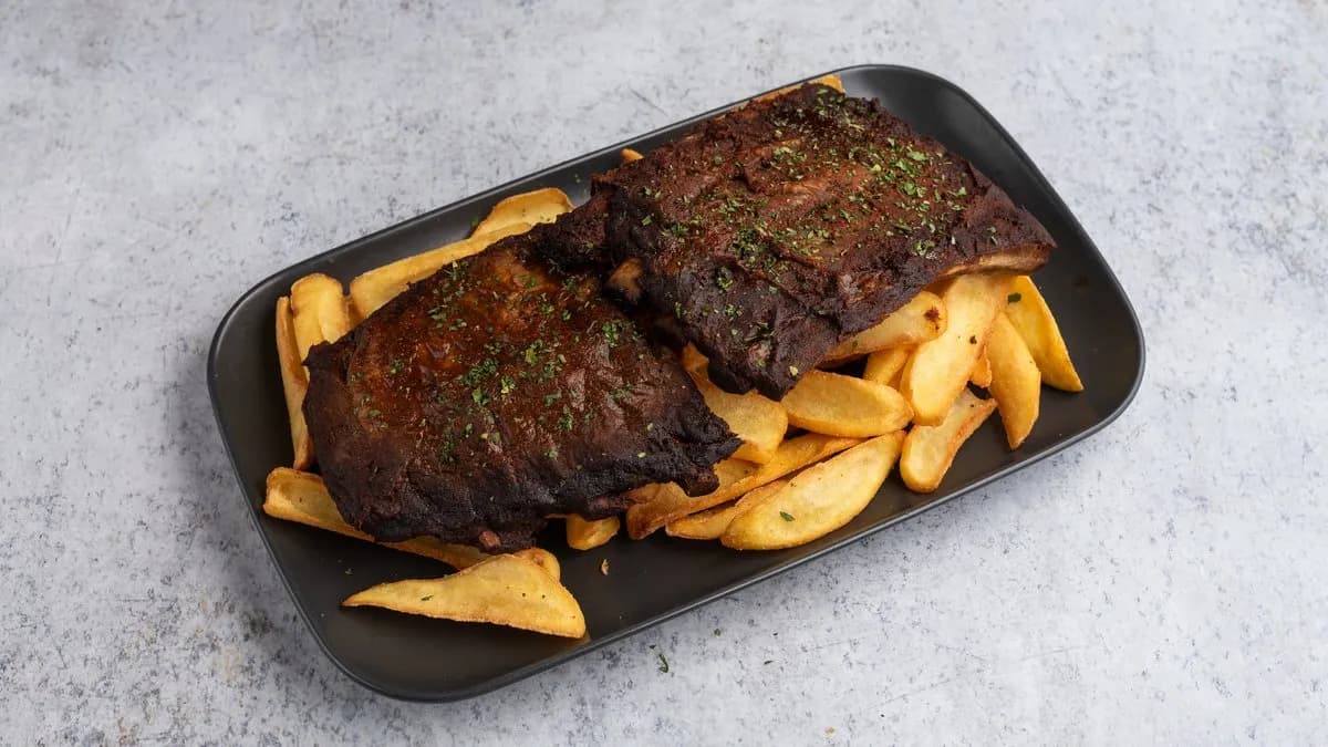 BBQ Ribs with BBQ Sauce