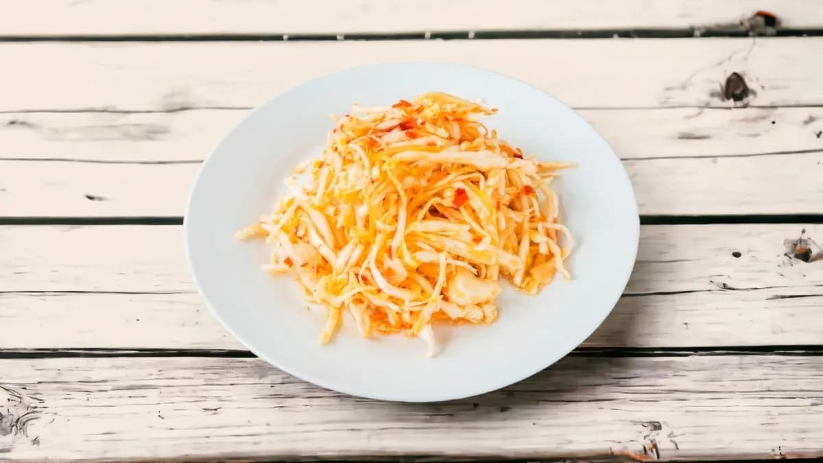 Csípős káposzta saláta