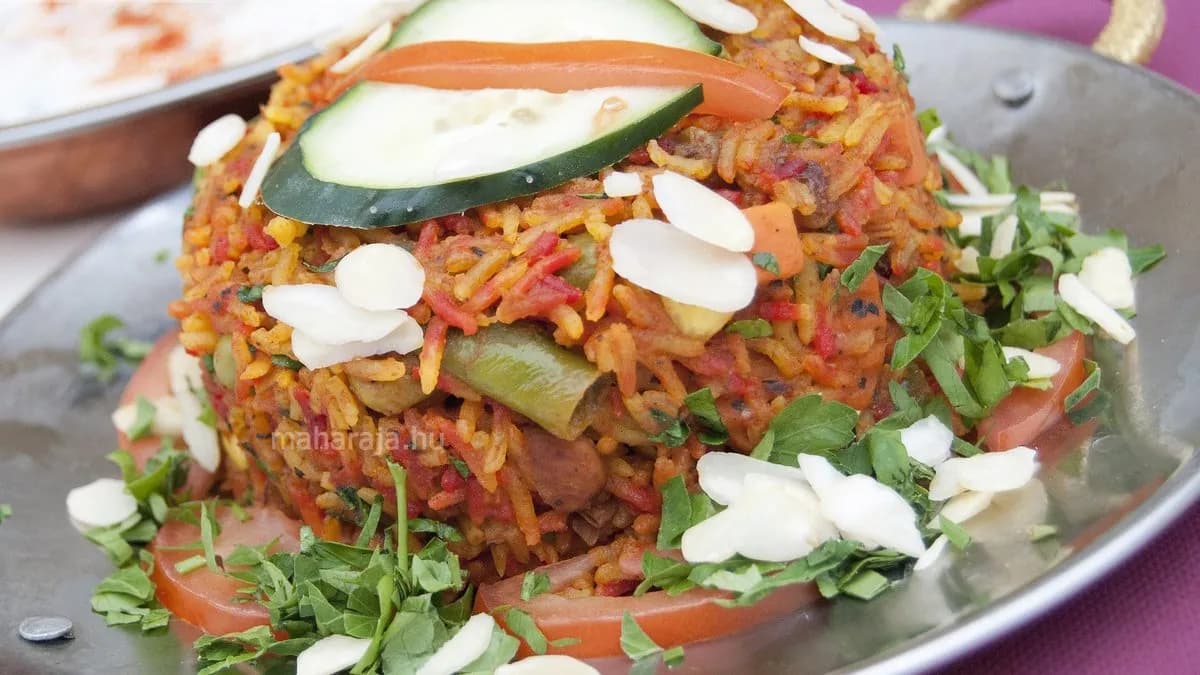 Zöldséges biryani (Vegetable Biryani)