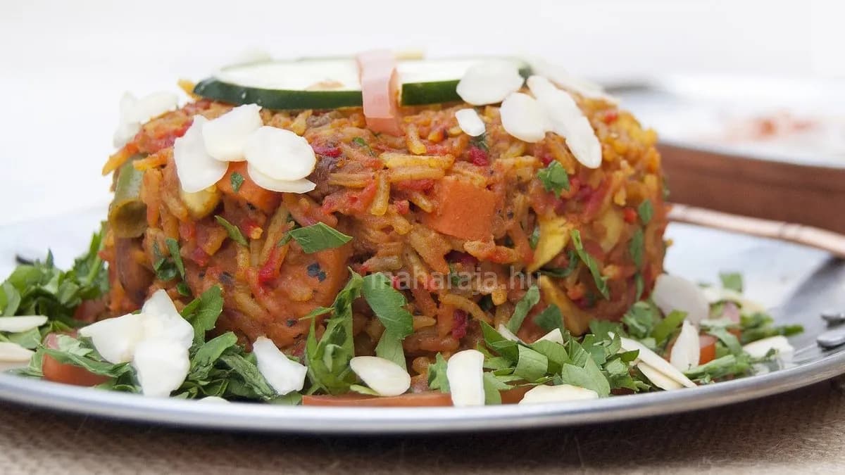 Rák biryani (Prawns Biryani)