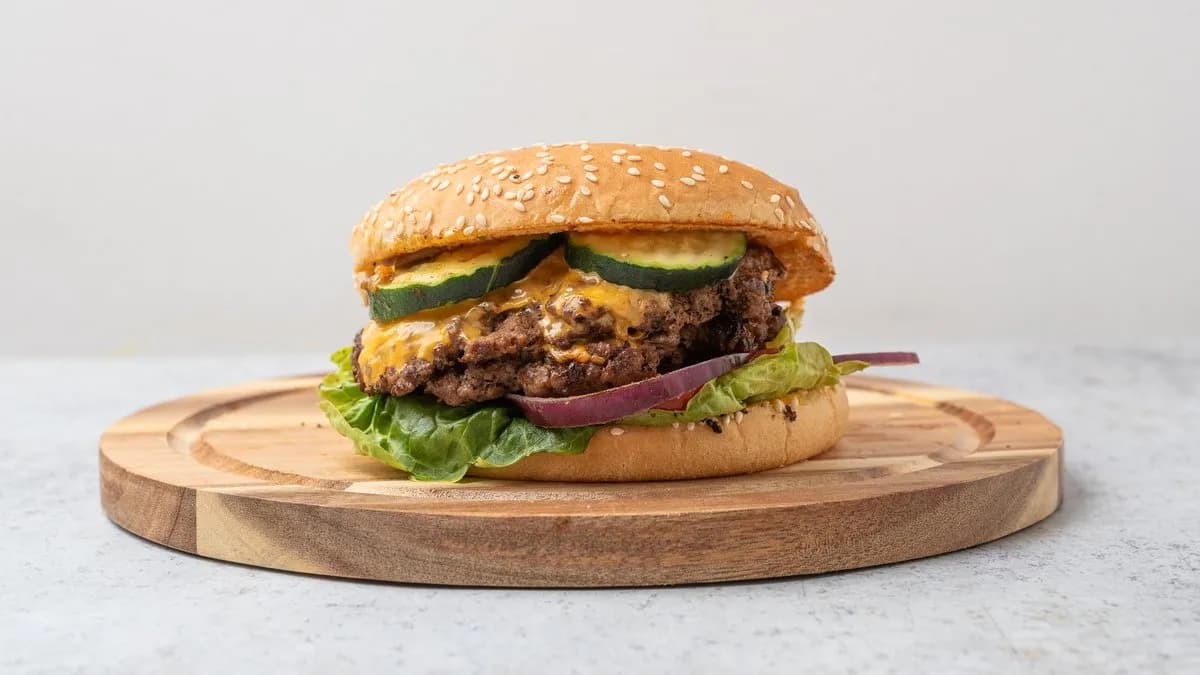 Double Patty Smash Burger Beef