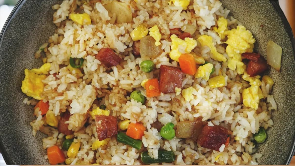 Sült rizs vegyesen