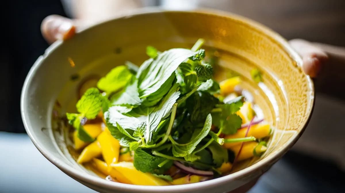 Zöld Mangó Saláta