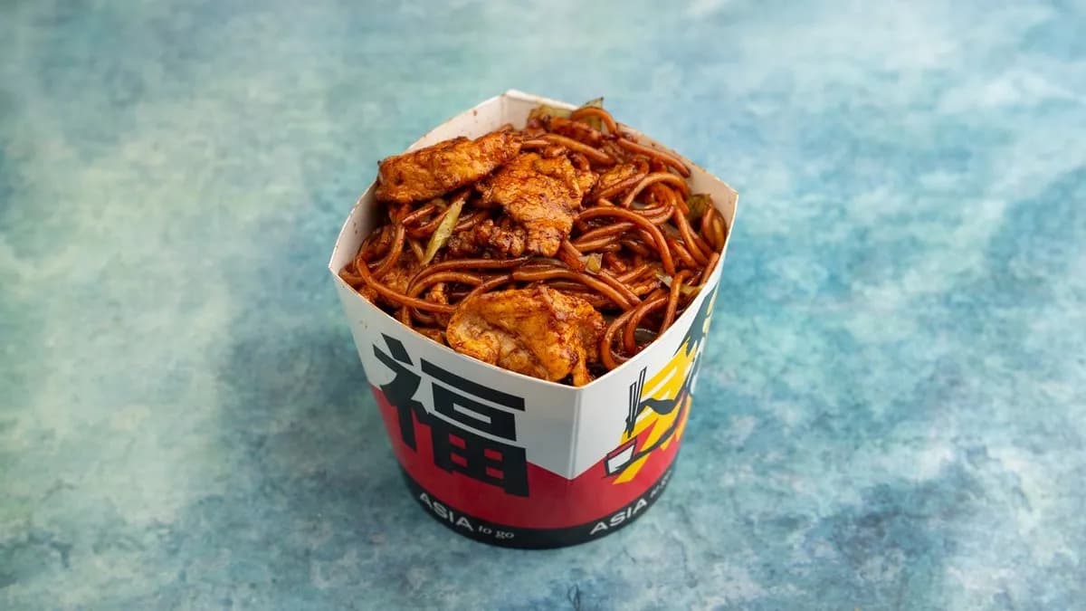 Pirított tészta csirkehússal