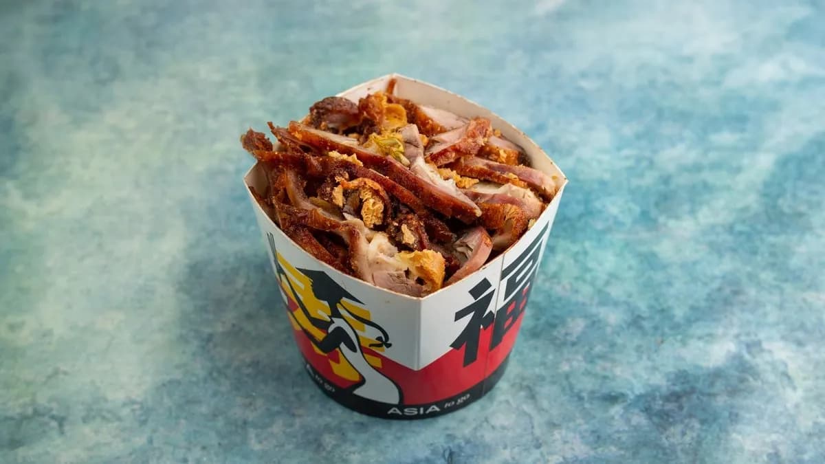 Pirított rizs kacsahússal