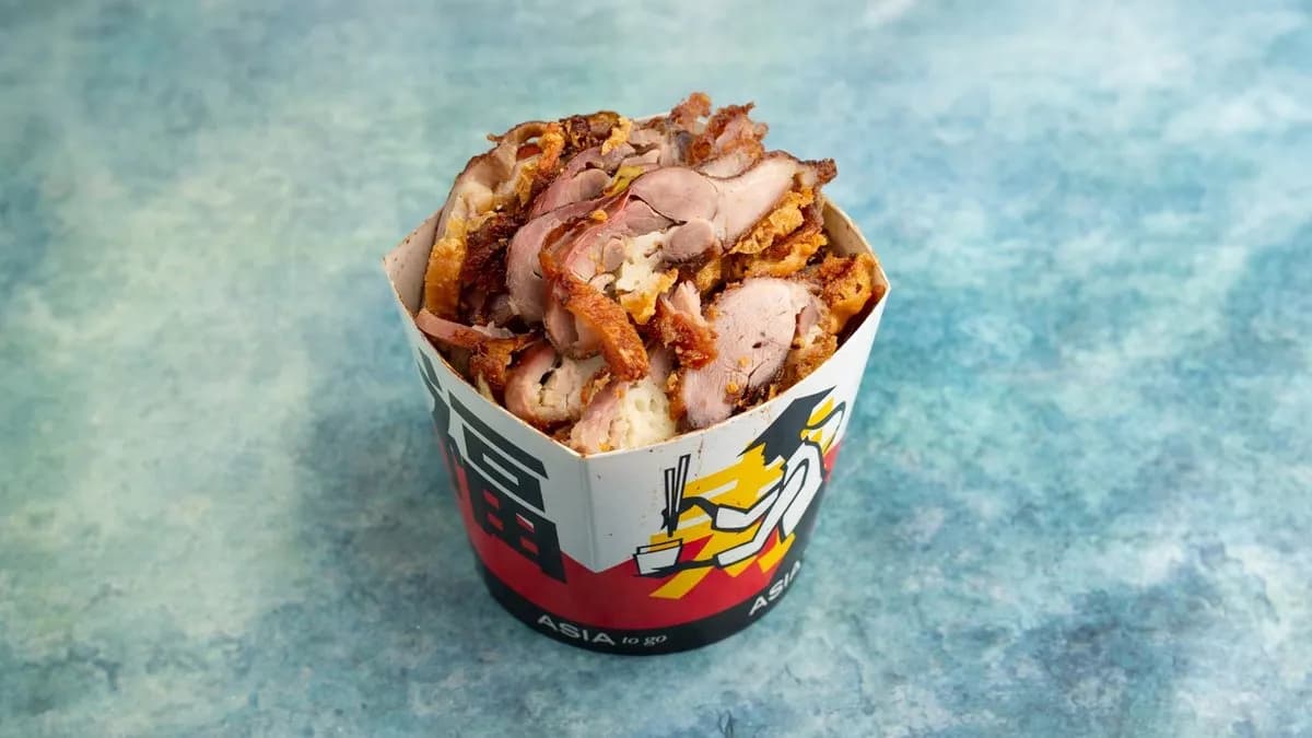 Pirított tészta kacsahússal