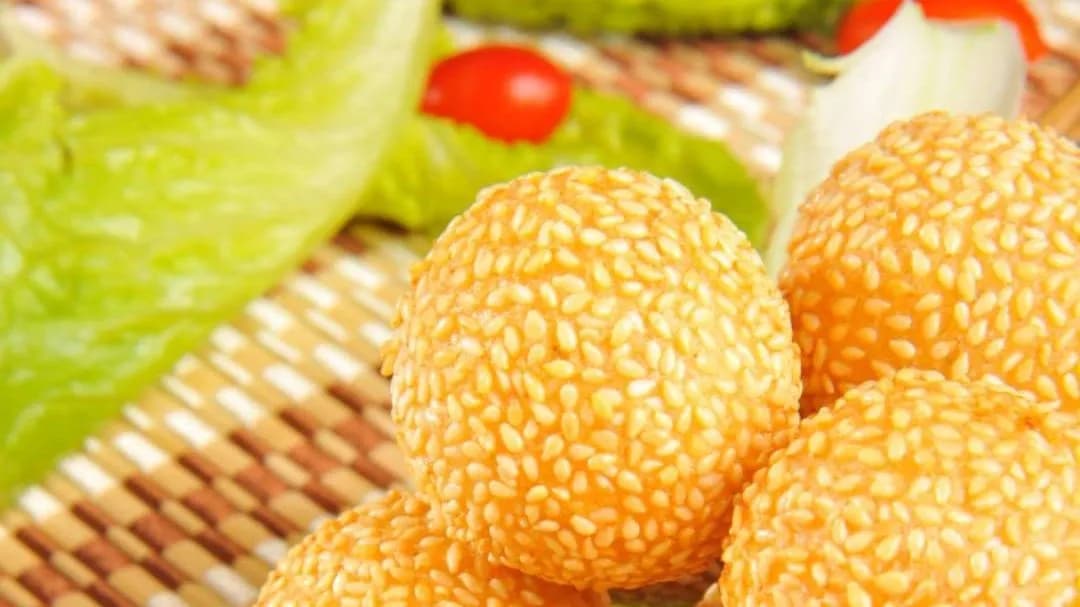 Szezámmagos golyók