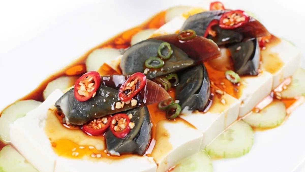 A16 : Tofu száznapos tojással