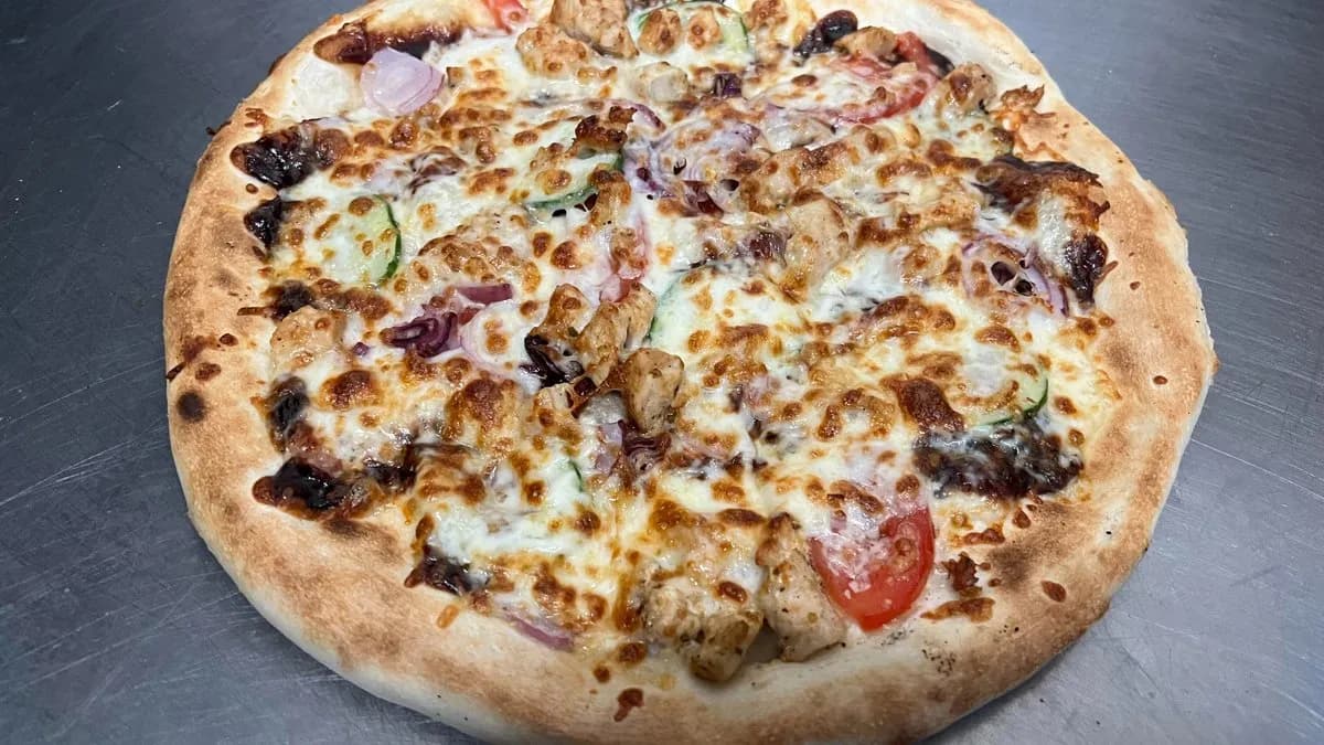 Babecue e pollo pizza 32cm