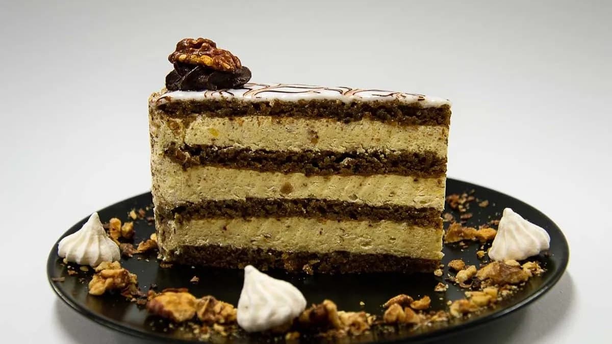 Eszterházy torta szelet