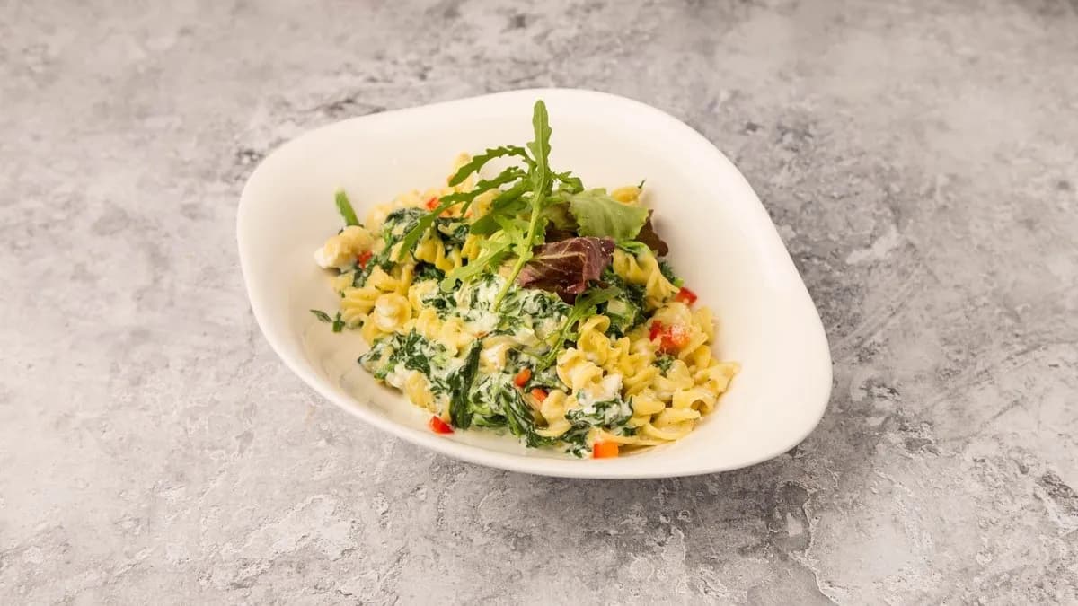 Fusilli Ricotta e Spinaci con pollo