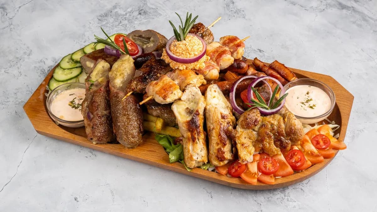 Négy személyes extra ínyenc Yu-Grill tál