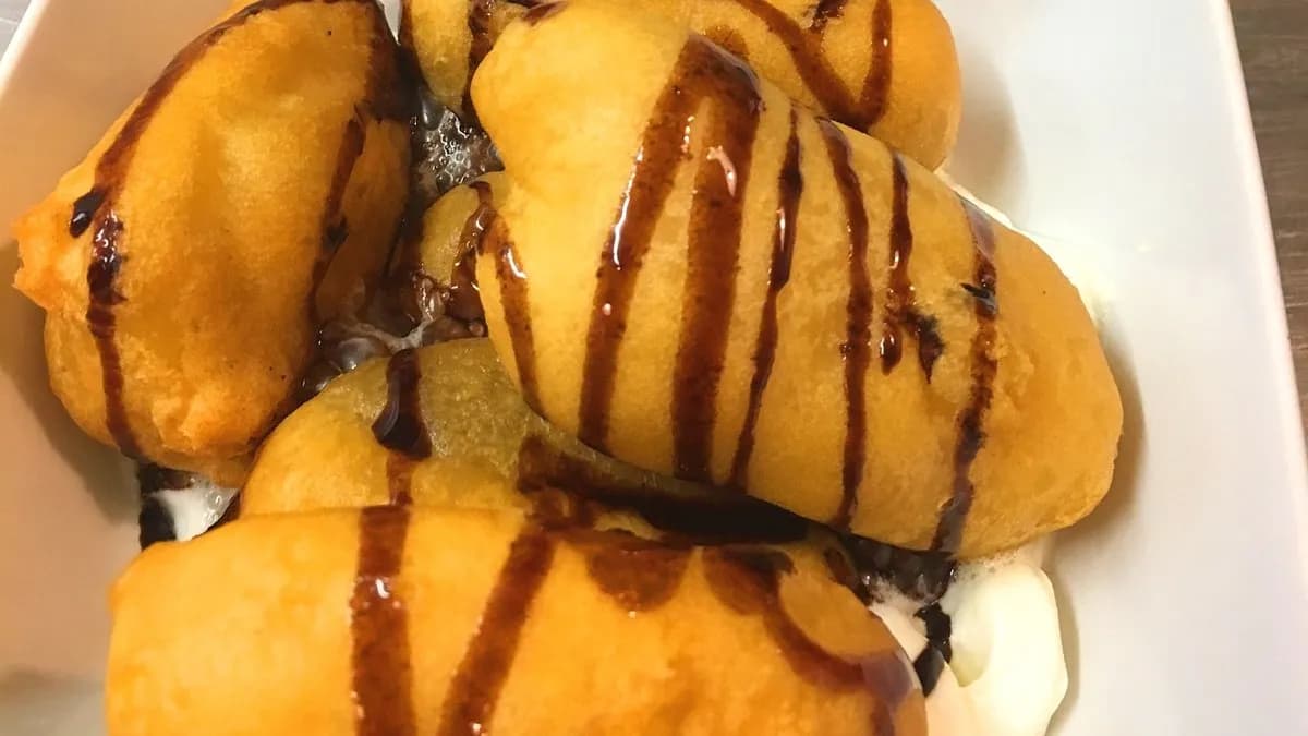 T02 Sült alma (6 db) 炸苹果