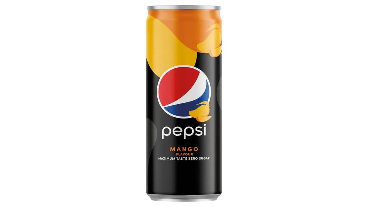 Pepsi colaízű energiamentes szénsavas üdítőital édesítőszerekkel mangó ízesítéssel 330 ml