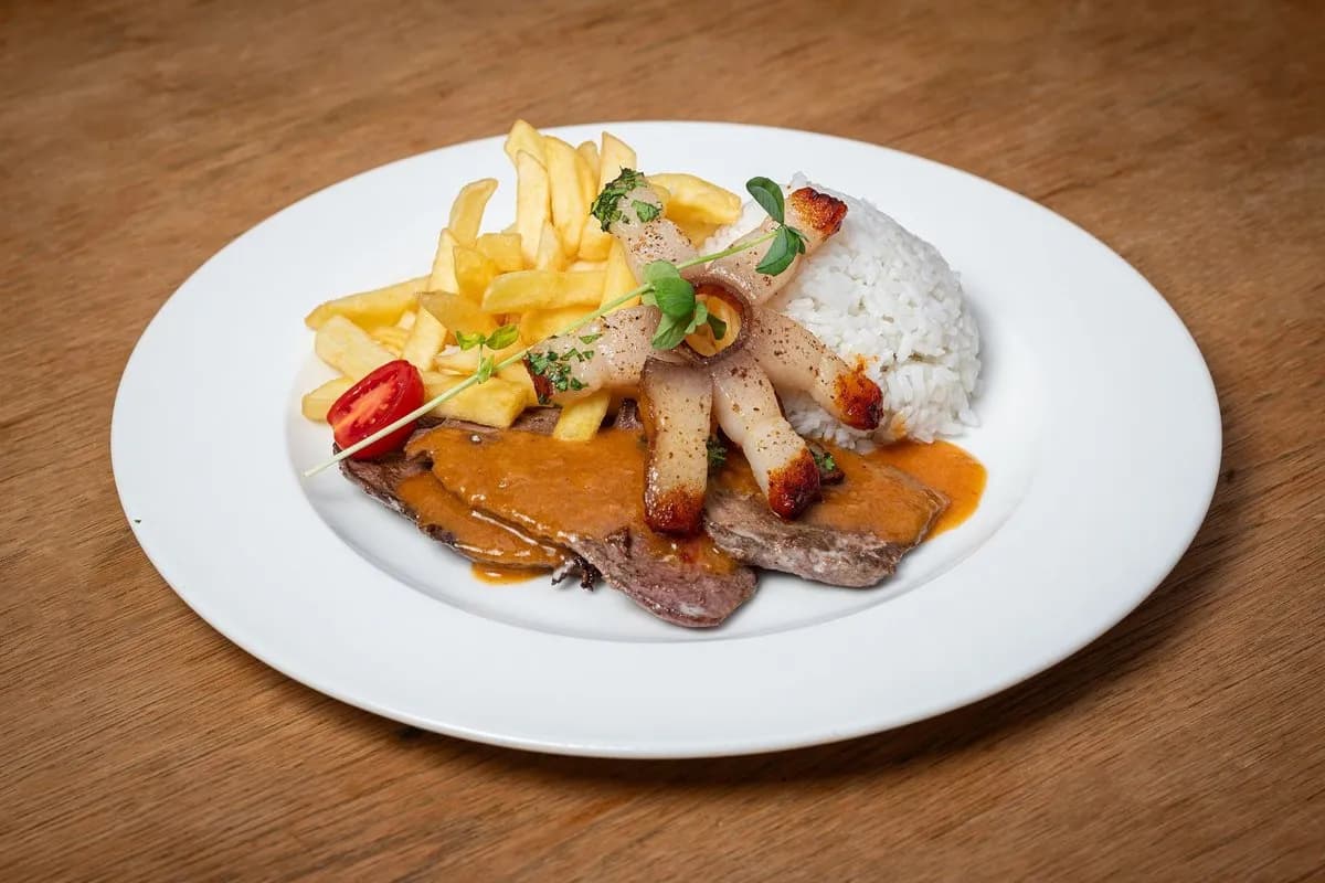 Sertésmáj szeletek Marchall