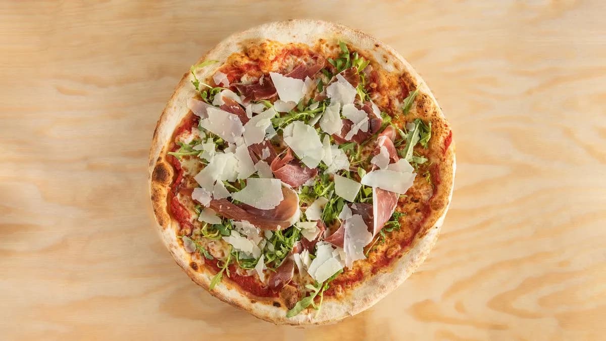 Prosciutto e parma pizza