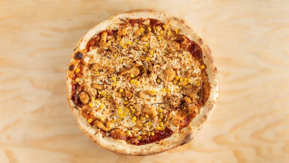 BBQ csirkés pizza