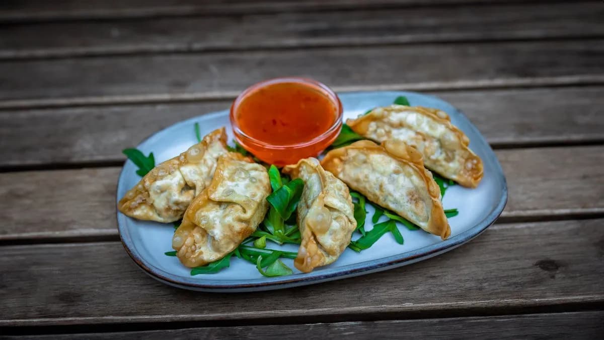 Kacsás gyoza édes chilli szósszal (5db)