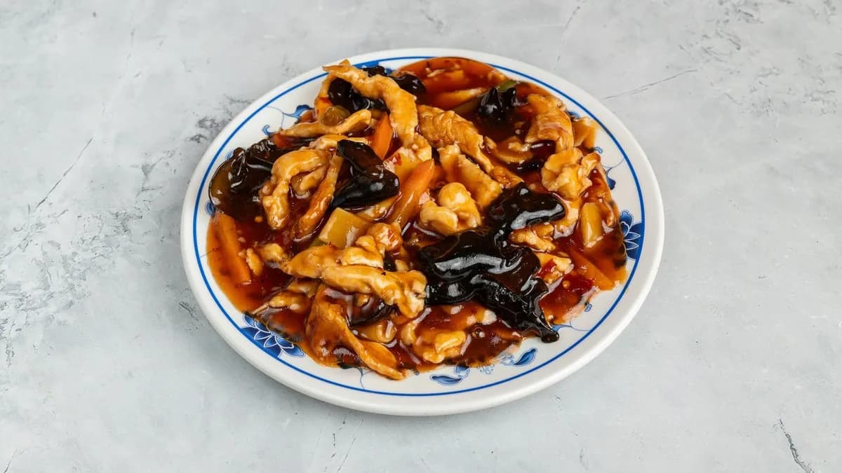 Többízű csirkehús (édes-savanyú) + köret