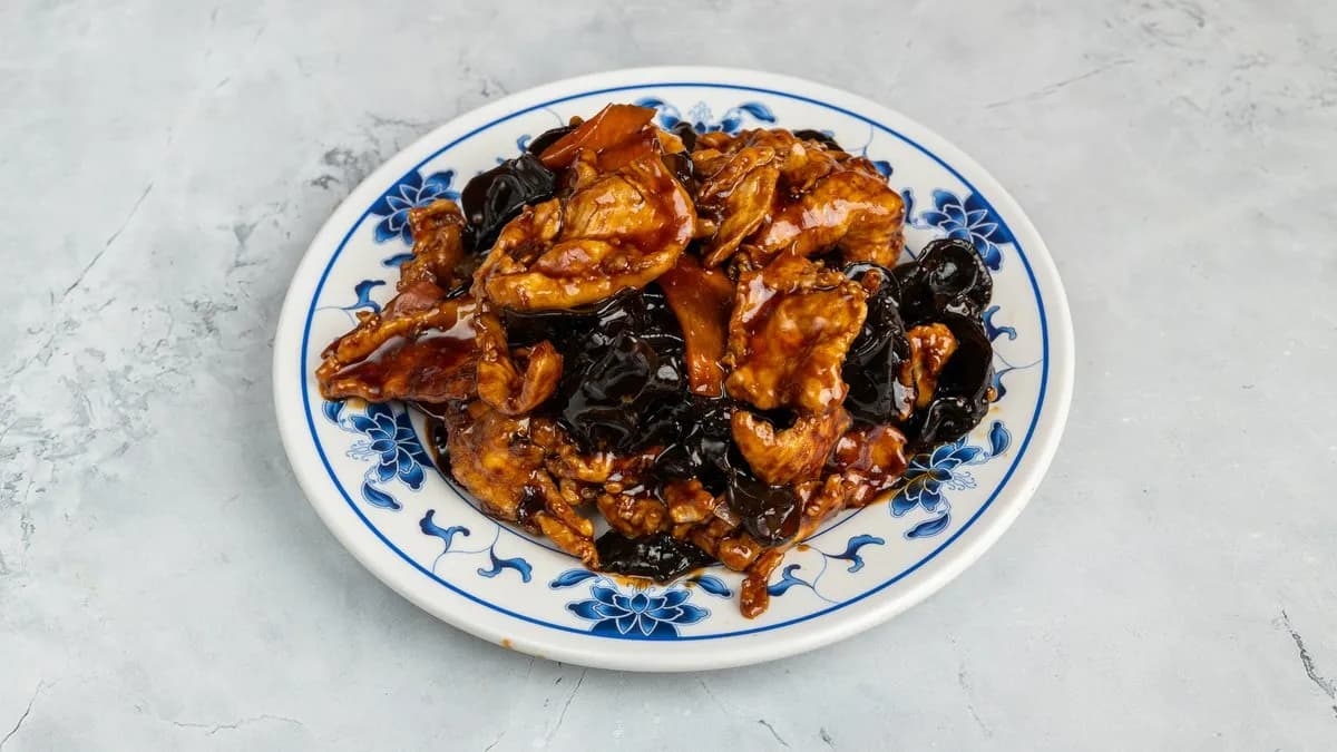 Fafülgombás csirkehús + köret