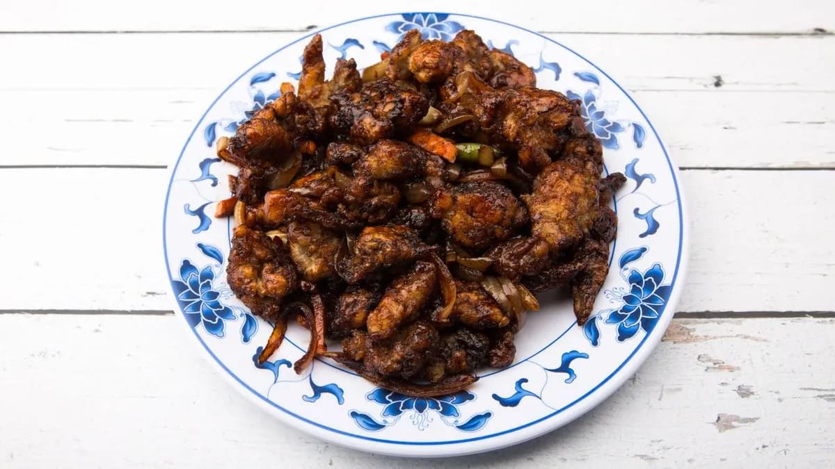 Pirított hagymás kacsasült menü