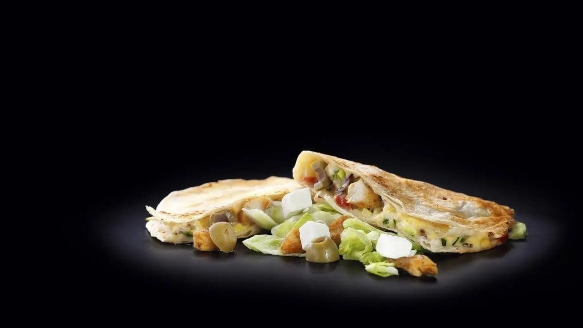 Mediterrán csirkés Quesadilla