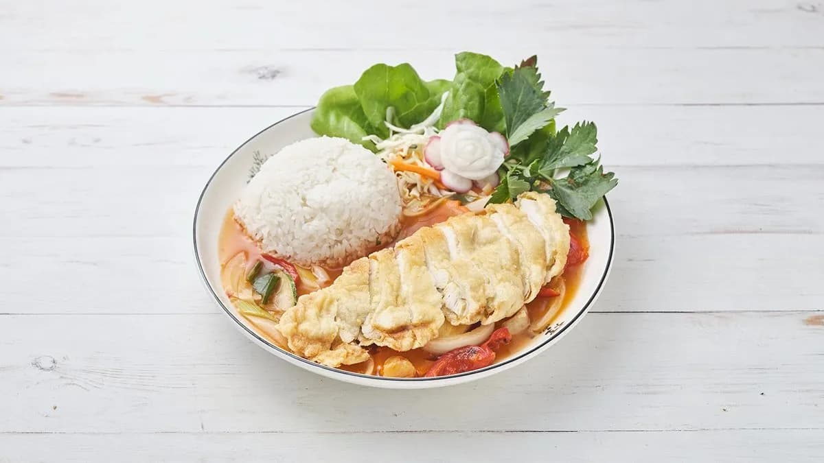 105. Sweet & sour crispy fried chicken / Édes-savanyú ropogós sült csirke