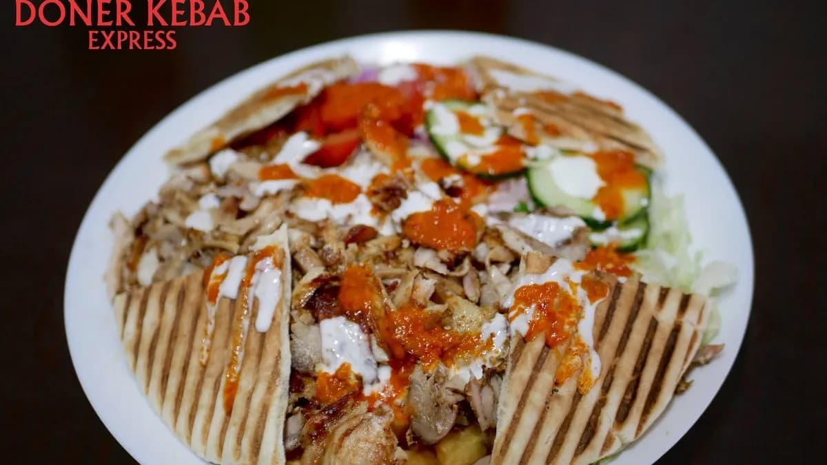 Nagy gyros tál