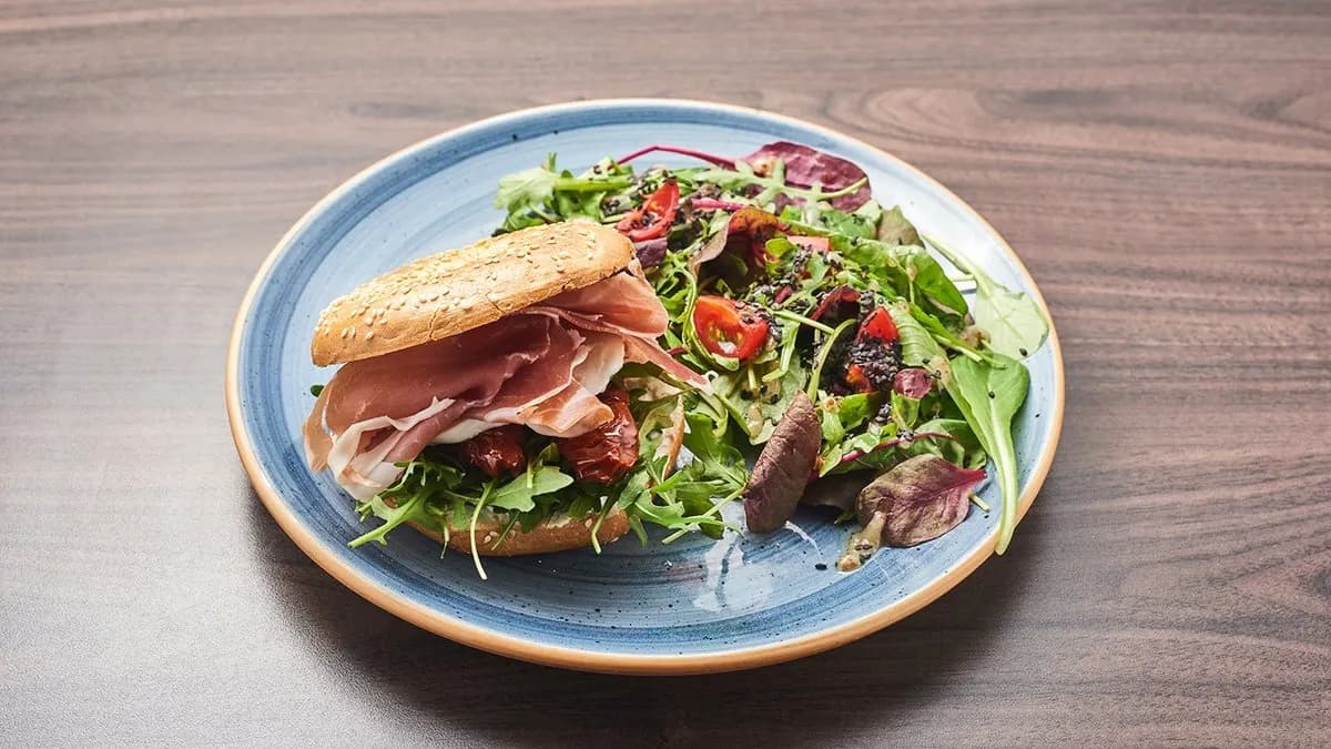 Pármai sonkás bagel