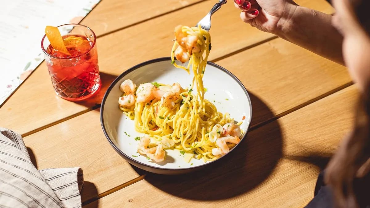 AGLIO E OLIO E GAMBERI