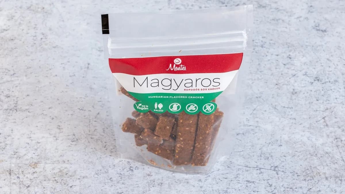 Magyaros sós kréker