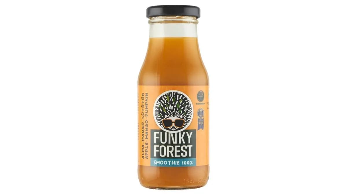 Funky Forest 100%-os alma-mangó-sütőtök smoothie 250 ml