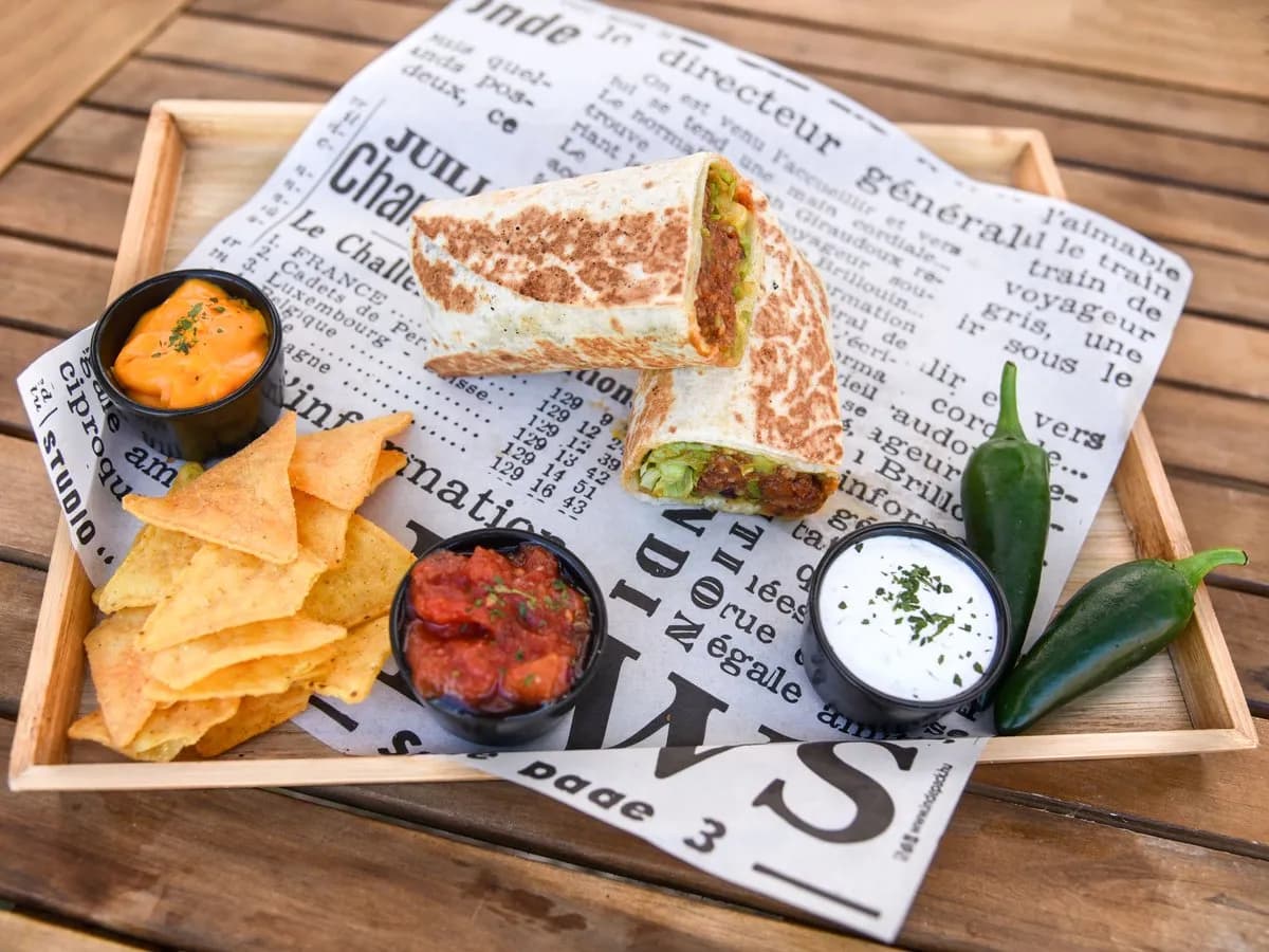 Grill zöldséges  Burrito