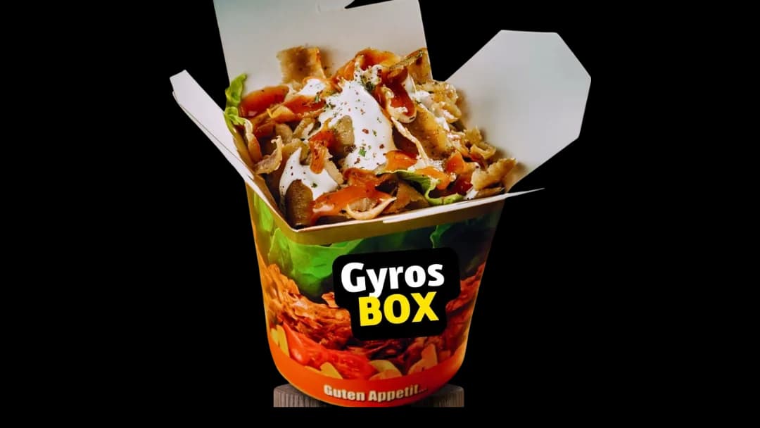 Gyros box csirkéből