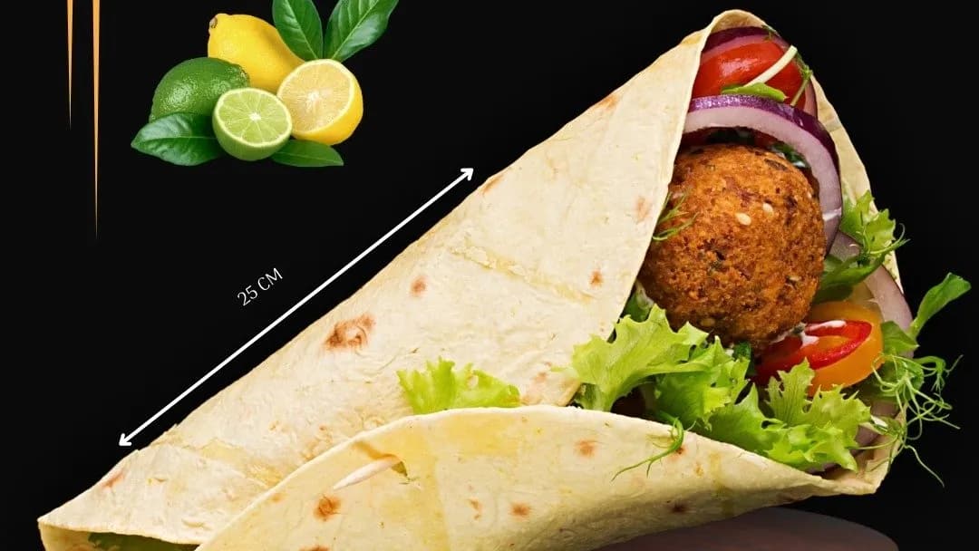 Falafel tortilla