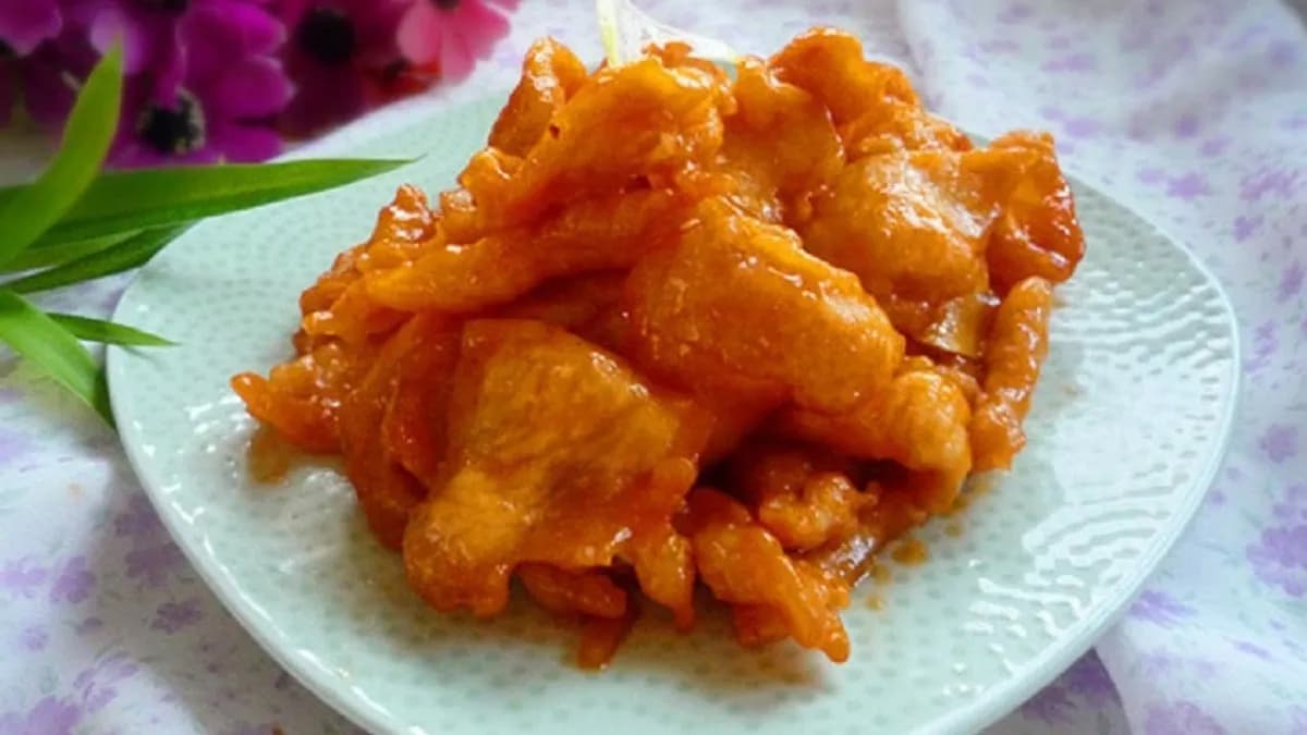 Citromos csirkehús menü rizzsel