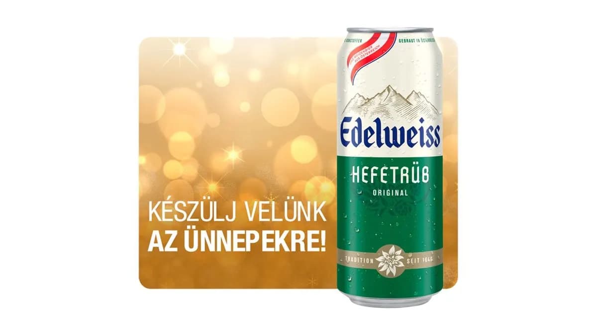 Edelweiss szűretlen 0.5l