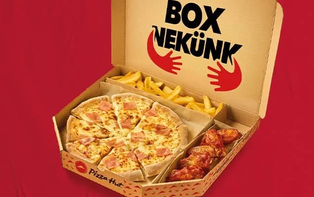 Box Nekünk - egy feltétes pizzával (31 cm)