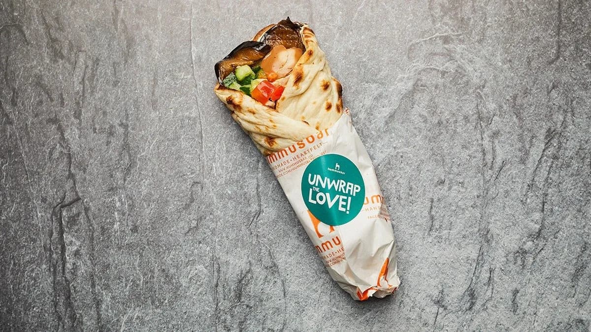 * Falafel sabich Laffa