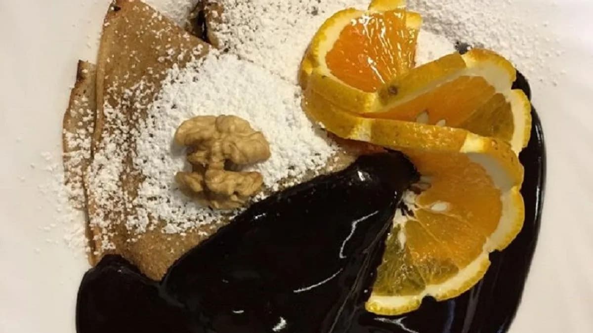 Gundel palacsinta dupla csokis öntettel