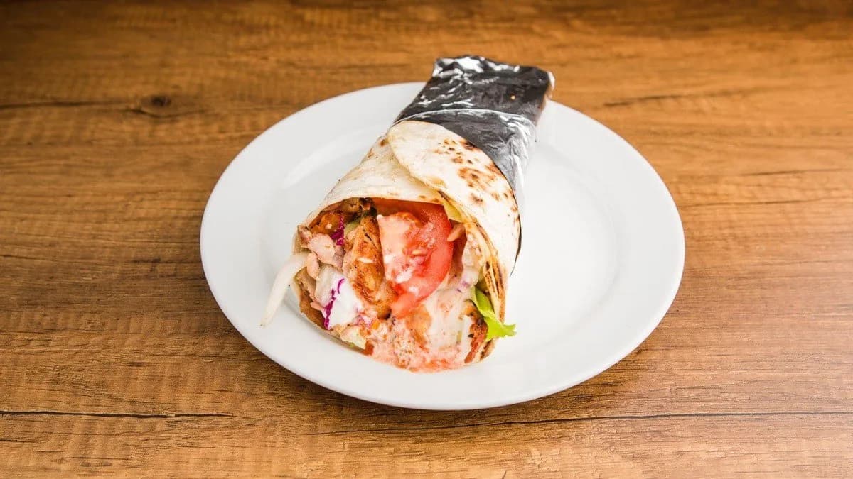 Gyros dürüm választható feltétekkel