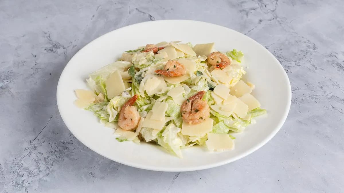 Insalata Cesare con Gamberoni